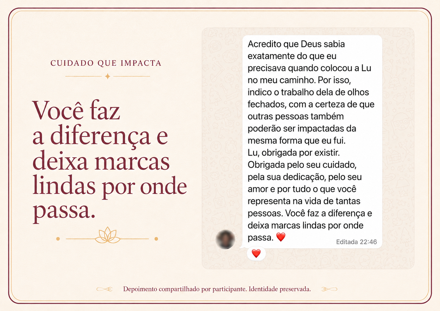 Depoimento de aluna 4