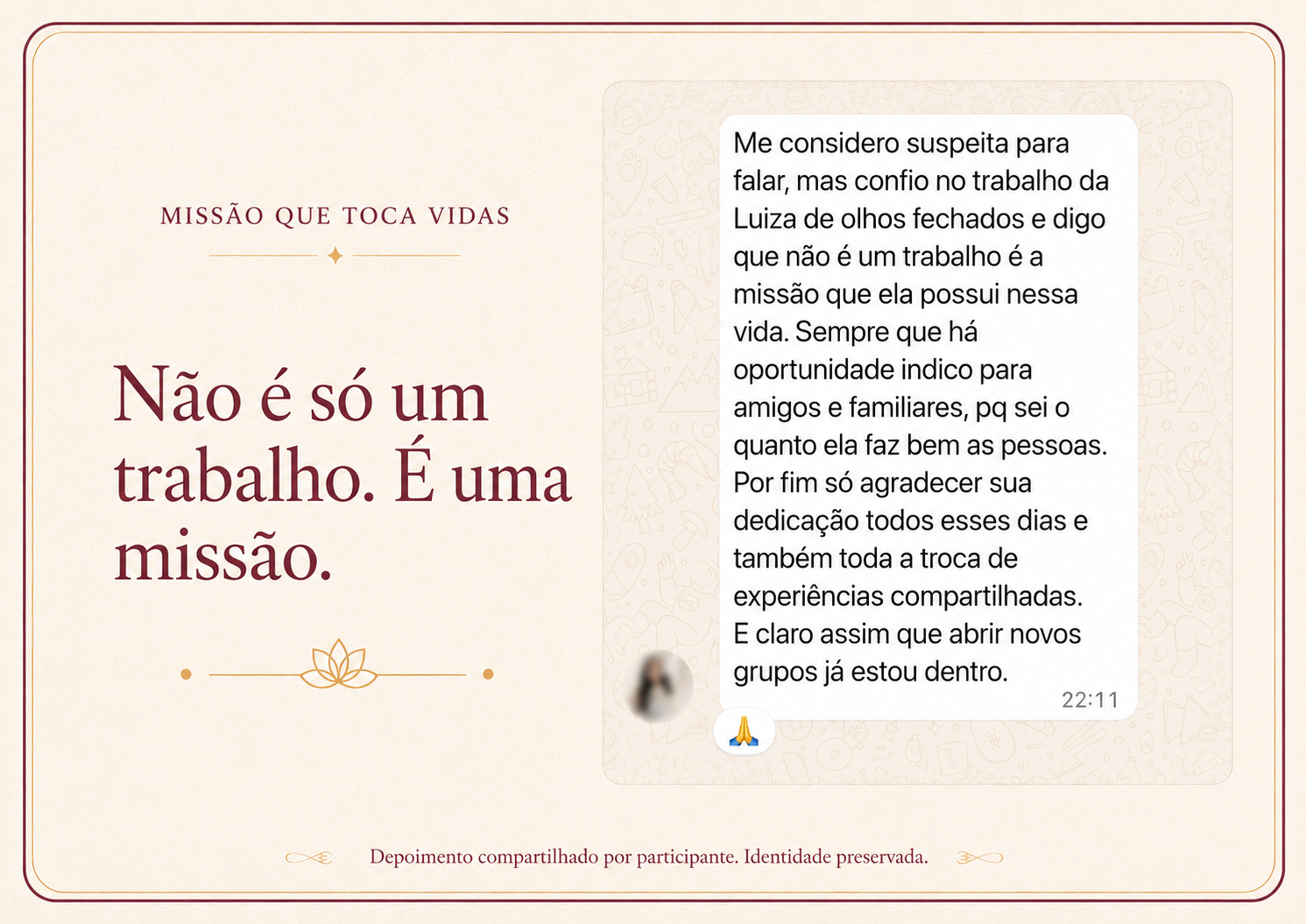 Depoimento de aluna 6